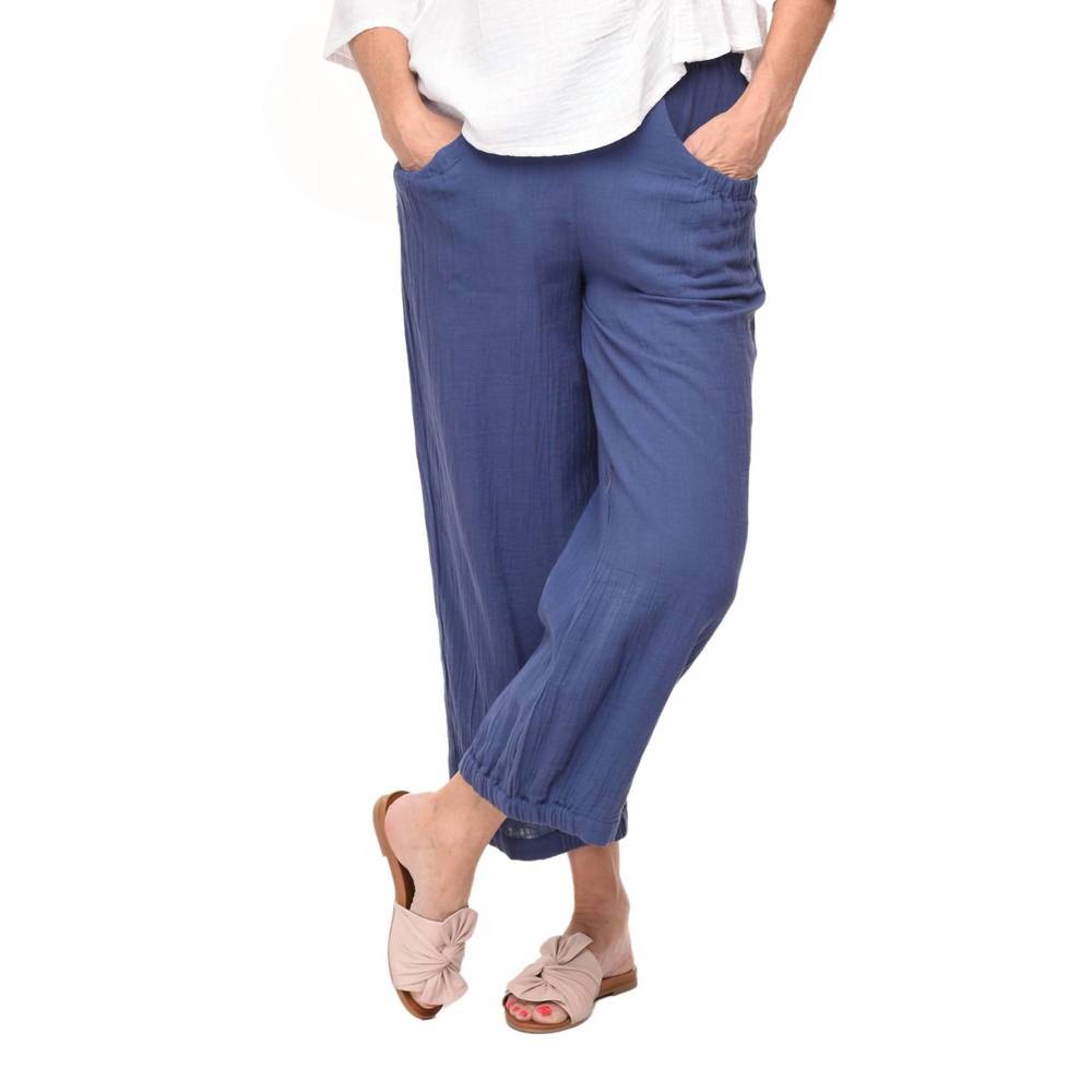 NEW TULIP CLOTHING katherine pant in steel blue